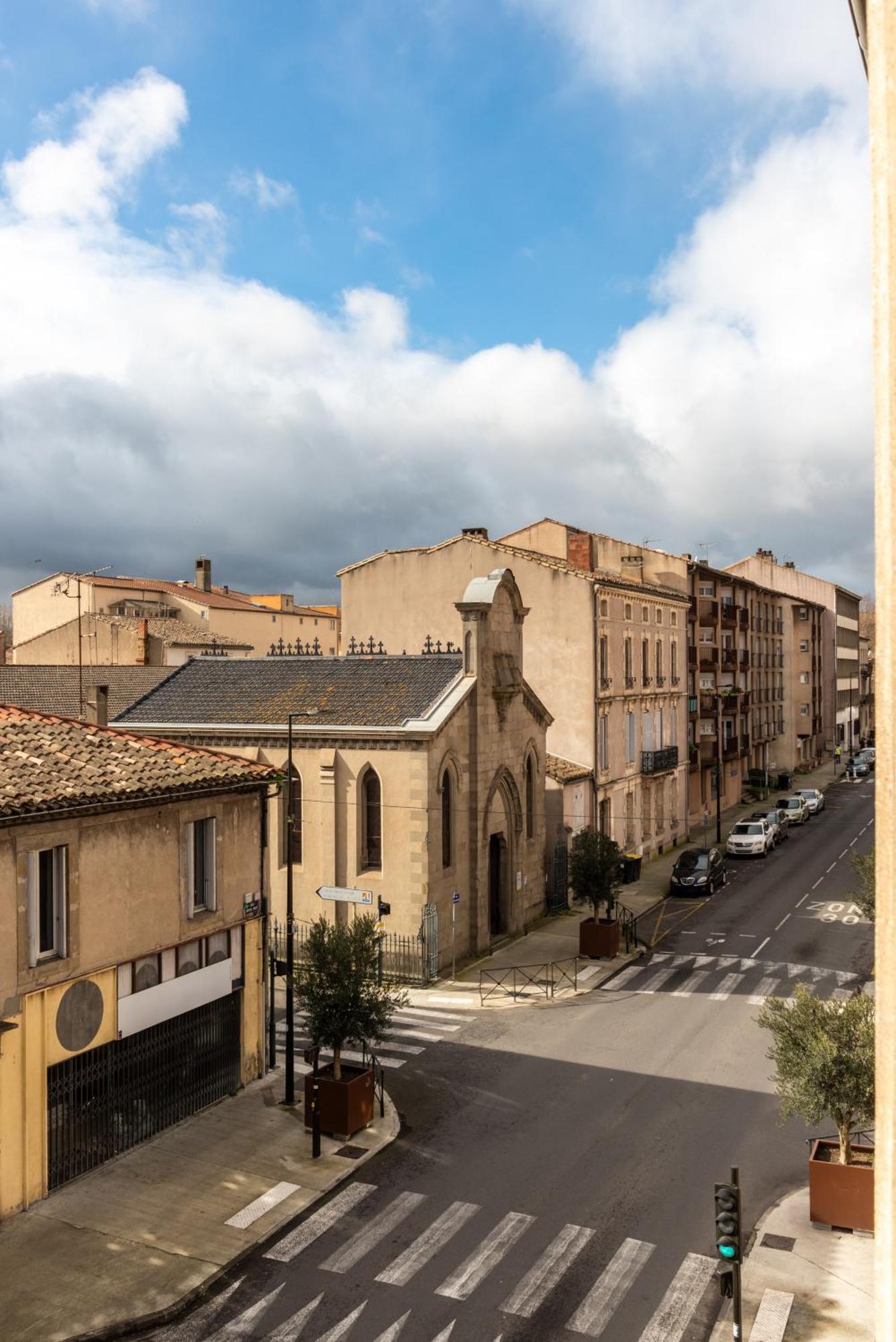 Le Marty - Wifi - Central - Climatison - Parking Gratuit Carcassonne Extérieur photo